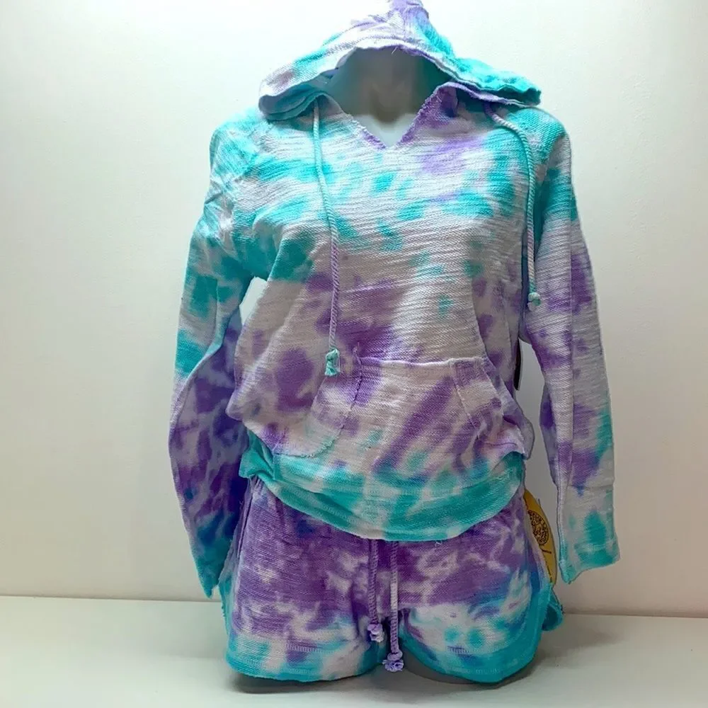 🔥POP SURF HOODIE & short 2 pc set sz Large New - Picture 2 of 9